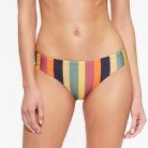 Madewell Tavik Ali Moderate Peacock Stripe Bottom